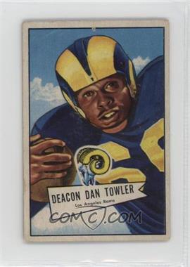 1952 Bowman - [Base] - Small #120 - Deacon Dan Towler