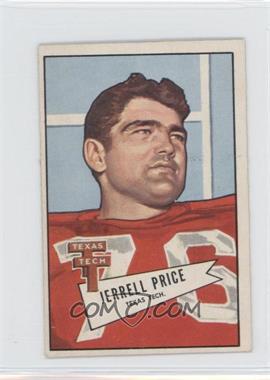 1952 Bowman - [Base] - Small #49 - Jerrell Price