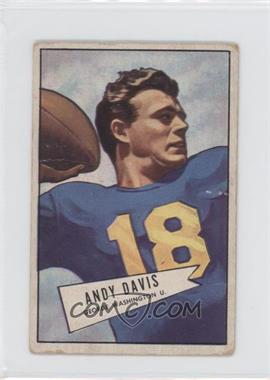 1952 Bowman - [Base] - Small #55 - Andy Davis [Good to VG‑EX]