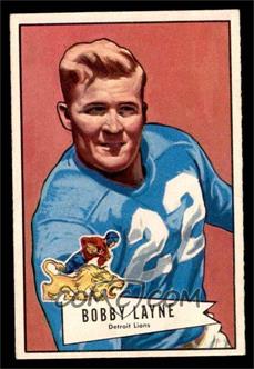 1952 Bowman - [Base] - Small #78 - Bobby Layne [EX MT]