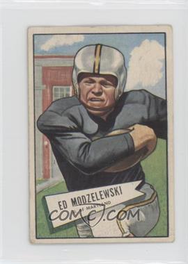 1952 Bowman - [Base] - Small #8 - Ed Modzelewski