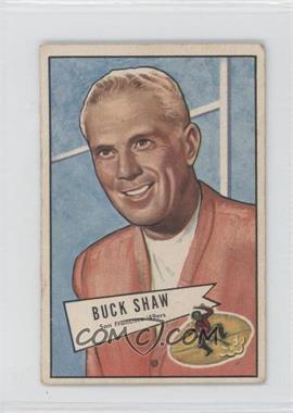 1952 Bowman - [Base] - Small #95 - Buck Shaw [Good to VG‑EX]