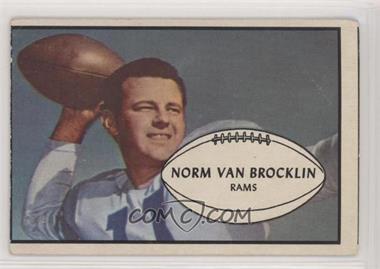 1953 Bowman - [Base] #11 - Norm Van Brocklin [Poor to Fair]