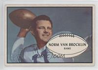 Norm Van Brocklin [Noted]