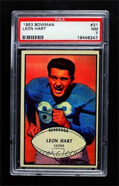 1953 Bowman - [Base] #31 - Leon Hart [PSA 7 NM]