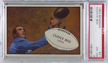 1953 Bowman - [Base] #77 - Cloyce Box [PSA 4 VG‑EX]