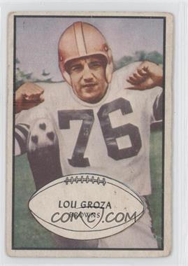 1953 Bowman - [Base] #95 - Lou Groza [Good to VG‑EX]