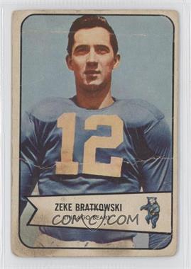 1954 Bowman - [Base] #11 - Zeke Bratkowski [Poor to Fair]