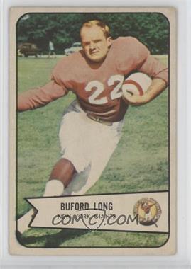 1954 Bowman - [Base] #43 - Buford Long