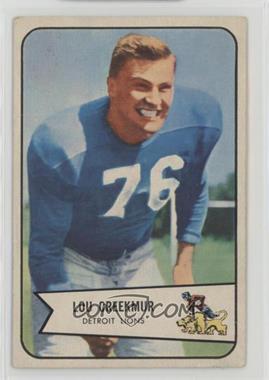 1954 Bowman - [Base] #85 - Lou Creekmur [COMC RCR Poor]