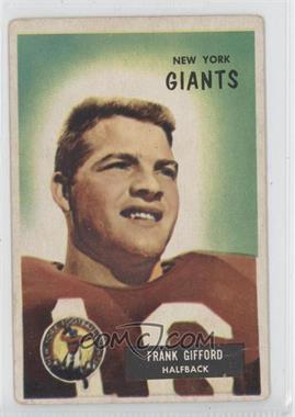 1955 Bowman - [Base] #7 - Frank Gifford [Good to VG‑EX]