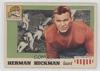 1955 Topps All American - [Base] #1 - Herman Hickman
