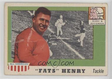 1955 Topps All American - [Base] #100 - "Fats" Henry [Poor to Fair]
