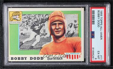 1955 Topps All American - [Base] #11 - Bobby Dodd [PSA 6 EX‑MT]