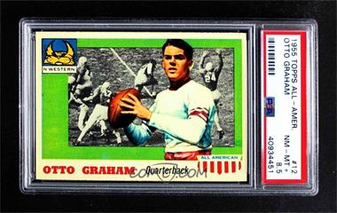 1955 Topps All American - [Base] #12 - Otto Graham [PSA 8.5 NM‑MT+]