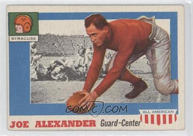 1955 Topps All American - [Base] #41 - Joe Alexander