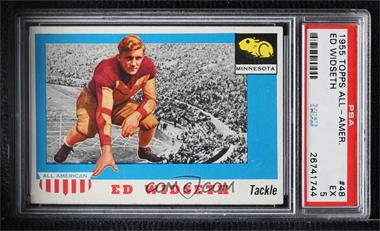 1955 Topps All American - [Base] #48 - Ed Widseth [PSA 5 EX]