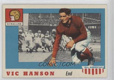 1955 Topps All American - [Base] #57 - Vic Hanson