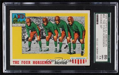1955 Topps All American - [Base] #68 - The Four Horsemen [SGC 86 NM+ 7.5]