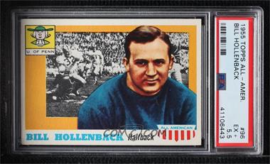 1955 Topps All American - [Base] #96 - BIll Hollenback [PSA 5.5 EX+]