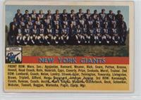 New York Giants Team [COMC RCR Poor]