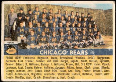 1956 Topps - [Base] #119 - Chicago Bears Team [POOR]