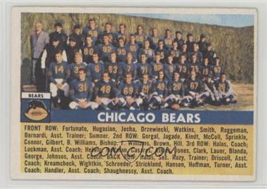 1956 Topps - [Base] #119 - Chicago Bears Team