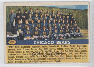 1956 Topps - [Base] #119 - Chicago Bears Team [Noted]