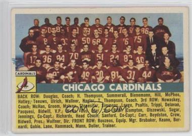 1956 Topps - [Base] #22 - Chicago Cardinals Team [Good to VG‑EX]