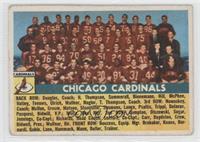 Chicago Cardinals Team [Good to VG‑EX]