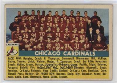 1956 Topps - [Base] #22 - Chicago Cardinals Team [Good to VG‑EX]
