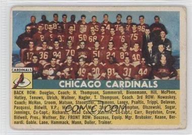 1956 Topps - [Base] #22 - Chicago Cardinals Team [Poor to Fair]