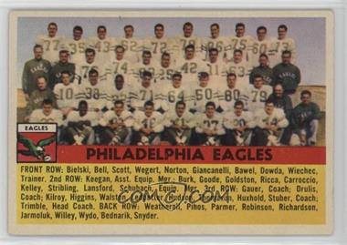 1956 Topps - [Base] #40 - Philadelphia Eagles Team