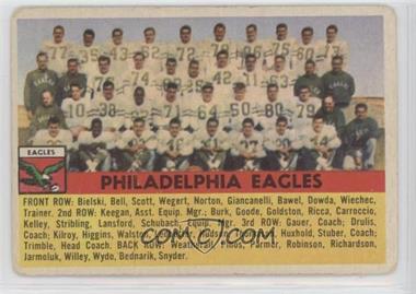 1956 Topps - [Base] #40 - Philadelphia Eagles Team