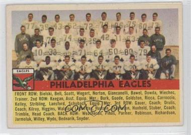 1956 Topps - [Base] #40 - Philadelphia Eagles Team