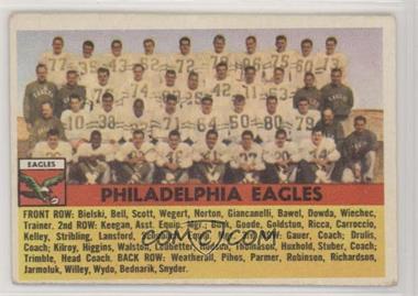 1956 Topps - [Base] #40 - Philadelphia Eagles Team