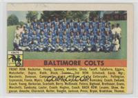 Baltimore Colts Team [Good to VG‑EX]