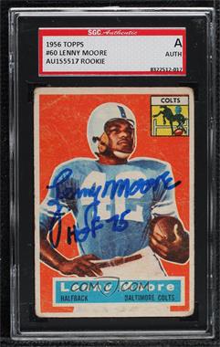 1956 Topps - [Base] #60 - Lenny Moore [SGC Authentic Authentic]