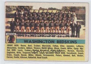 1956 Topps - [Base] #61 - Washington Redskins Team [Noted]