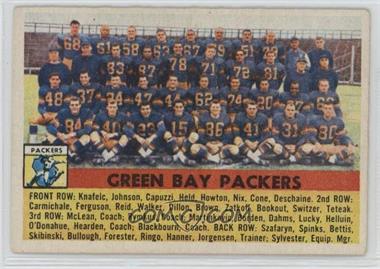 1956 Topps - [Base] #7 - Green Bay Packers Team