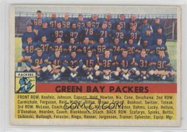 1956 Topps - [Base] #7 - Green Bay Packers Team