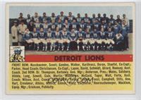 Detroit Lions Team