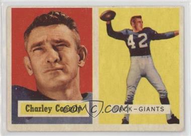 1957 Topps - [Base] #109 - Charlie Conerly