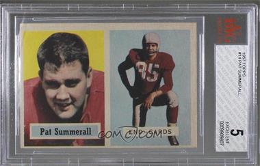 1957 Topps - [Base] #14 - Pat Summerall [BVG 5 EXCELLENT]