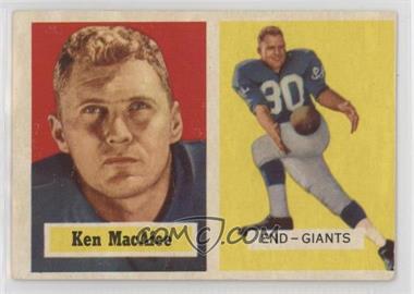 1957 Topps - [Base] #144 - Ken MacAfee