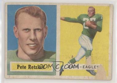 1957 Topps - [Base] #2 - Pete Retzlaff [Poor to Fair]