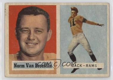 1957 Topps - [Base] #22 - Norm Van Brocklin