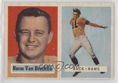 1957 Topps - [Base] #22 - Norm Van Brocklin