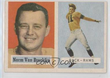 1957 Topps - [Base] #22 - Norm Van Brocklin