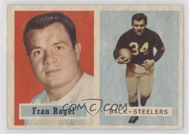 1957 Topps - [Base] #27 - Fran Rogel